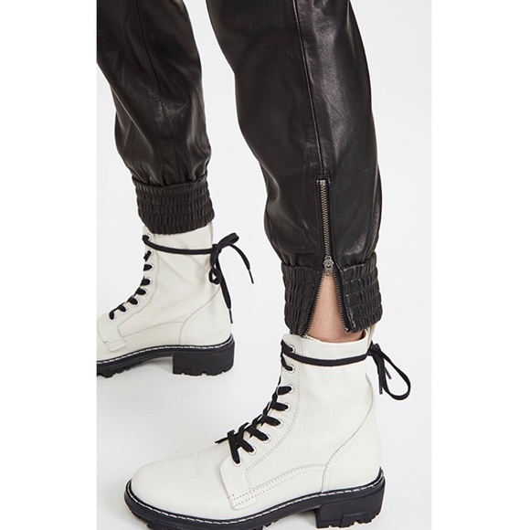 J Brand Arjun genuine leather joggers - Picture 3 of 11